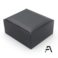 Boutons de manchettes en tissu Satin, ensemble avec Clip de fixation, boîte cadeau