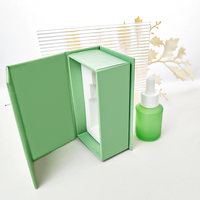 Flacon Compte-Gouttes Cosmétique 20ml 30ml 40ml 50ml 60ml 100ml Épaule Plate pour Huile Essentielle, Huile Capillaire, Sérum en Verre