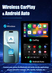 Radio Multimedia para Auto con Pantalla de 7 Pulgadas, Reproductor de Video, CarPlay Inalámbrico y Android Auto para <span class=keywords><strong>PEUGEOT</strong></span> 206/206CC/206SW (2000-2008) - Product Image 6