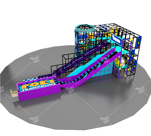 <span class=keywords><strong>Pokiddo</strong></span> - Parque Infantil Interior Personalizado con Tobogán, Trampolín y Construcción de Acero Galvanizado y PVC para Niños de 3 Años - Product Image 2