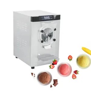 Automatic Price Commercial Roll Ice Cream Maker Batch Freezer Gelato Making Hard Ice Cream Machine For Business Ice Cream Shop