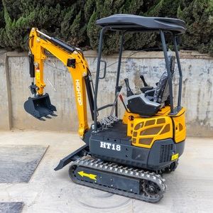 Nouvelle mini-excavatrice sur chenilles Hightop pour l'agriculture, moteur diesel, 1,8 tonne, prix abordable - Product Image 5