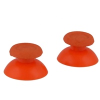 EXtremeRate Joysticks analogiques 3D de remplacement orange pour manettes PS5 PS4 Slim Pro – Capuchons de stick analogique