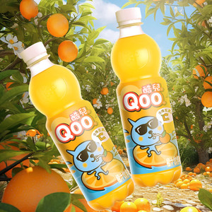 Coca-Cola <span class=keywords><strong>Minute</strong></span> <span class=keywords><strong>Maid</strong></span> Qoo Boisson aux fruits saveur <span class=keywords><strong>orange</strong></span> Boîte entière 450ml*12 bouteilles - Product Image 3