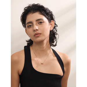 قلادة عنق ذهبية عصرية من الفولاذ المقاوم للصدأ بسلسلة طويلة قابلة للتعديل من jinأنت - Product Image 5