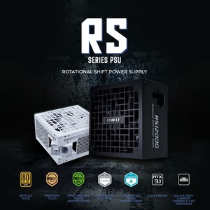 Alimentation PC Lian Li RS1000G 90° rotative, fente AC, ATX3.1, 80+ Gold, entièrement modulaire, double face, 24 broches, en stock, alimentation Lianli - Product Image 1