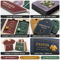 Jeu de cartes de stratégie de vente au détail de mode circulaire personnalisé pour friperies, avec conception modulaire pour les boutiques caritatives et les magasins de style de vie
