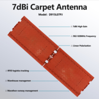Antena de alfombra flexible UHF RFID 7dBi 9dBi 12dBi de polarización lineal circular 902-928MHz para suelo, para almacenes Marathon