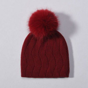 Jxwatcher Prix d'usine Vente en gros Bonnets doux tricotés avec pompon en fourrure Personnalisé Hiver Chaud <span class=keywords><strong>Ensemble</strong></span> 2 pièces <span class=keywords><strong>Bonnet</strong></span> et Écharpe en <span class=keywords><strong>Cachemire</strong></span> pour <span class=keywords><strong>Femme</strong></span> - Product Image 5