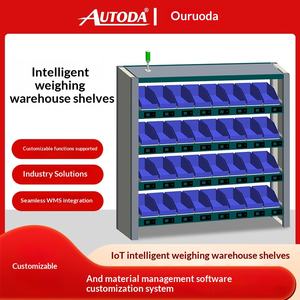 Ouluda 20 Lagerplätze Mehrschichtige Lagerhalle Digitales Inventar Unbemannte Modulare Elektronische RFID-Regale IoT - Product Image 2