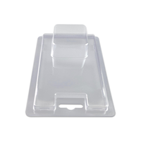 Vente en gros personnalisée en usine Emballage jetable transparent en plastique pour carte blister à clapet Conteneur de boîte d'emballage en PVC transparent