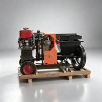 Machine à mélanger et à projeter le mortier, machine à projeter le mortier avec mélangeur pour le projection de grands volumes de mortier sur les murs de construction
