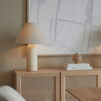 Lampe de bureau LED moderne et simple en marbre pour la décoration intérieure, élégante lampe de lecture de chevet, écologique, pour chambre à coucher, hôtel, restaurant