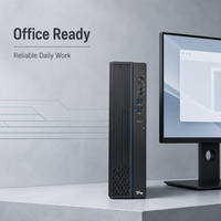 Ticari Tam Set Masaüstü Bilgisayar Zhaoxin KX U6780A 8 Çekirdekli 2.7GHz 16GB RAM 512GB NVME SSD 8L Küçük Kasalı 23.8 İnç Ekranlı