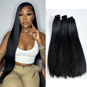 Extensiones <span class=keywords><strong>de</strong></span> Cabello Liso, Trama <span class=keywords><strong>de</strong></span> Cabello Suave <span class=keywords><strong>de</strong></span> 26 Pulgadas <span class=keywords><strong>de</strong></span> Largo, Cabello Humano Liso con Cutícula Alineada, Cabello Humano Liso <span class=keywords><strong>de</strong></span> Raíz a Punta - Product Image 2