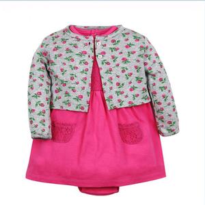 Robes pour bébé fille en coton d'automne, tailles 0-18 mois, tenue de boutique pour bébé, robe, vêtements - Product Image 5