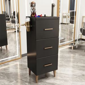 Carrito de Peluquería Multifuncional de Venta Caliente, Carrito de Herramientas Moderno para Salón de Belleza y Barbería, de Acero Inoxidable y Plástico, para Supermercado - Product Image 4