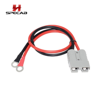 Connecteur rapide de style SB50 50A avec borne à anneau 16mm² pour câble de connexion de batterie pour systèmes de stockage solaire et onduleurs