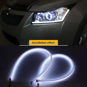 ไฟวิ่งกลางวันสำหรับรถยนต์แบบ RGB LED หลายสี แถบไฟนำทางแบบโฟโตอิเล็กทริก สำหรับ DRL และไฟเลี้ยว - Product Image 6