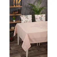 Nappe de table rectangulaire en coton imprimé, grand format, imperméable, anti-adhésive, résistante aux liquides et sans plis, dimensions 160x220