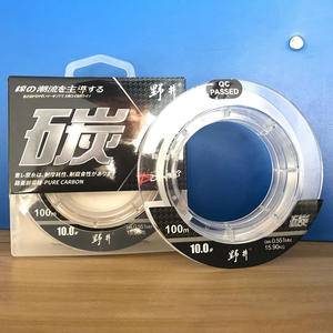 Línea de Pesca Noi Carbon 50m 10.0 #   Línea de Fibra de Carbono Pura Japonesa de Alta Resistencia para la Pesca de Tilapia - Product Image 2