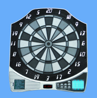 Nouvelle conception tendance : Cible de fléchettes électronique LCD avec 21 jeux, capacité de 8 joueurs, pour les pays anglophones, exportation, modèle JWIT A-82