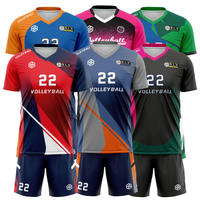 Maillot de volley-ball pour hommes, à séchage rapide, imprimé par sublimation, costume de volley-ball pour femmes, uniforme d'équipe de volley-ball pour jeunes