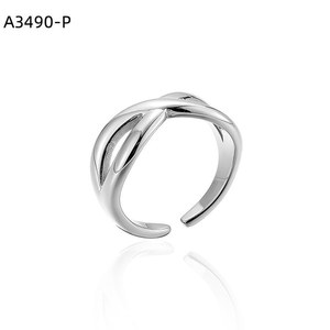 Anillo de Moda Amy Amy A3490 de Acero Inoxidable, Geométrico, Moderno, para Uso Diario, Joyería para Mujer, Regalo - Product Image 1