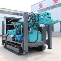 Plateforme de forage de puits d'eau à circulation inverse montée sur chenilles, entièrement hydraulique, à moteur diesel, APCOM, avec une profondeur maximale de 900 m