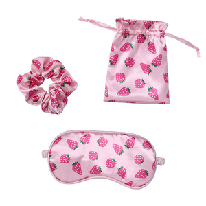 Purple <strong>Unicorn</strong> Eye Mask Gift Set Hair Scrunchie with Drawstring Bag for ChildrenTeen <strong>Party</strong> Daily Gift - Product Image 3