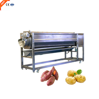 Industriële Automatische Groentewasmachine En Dunschiller Voor Cassave En Aardappelen Efficiënt En Milieuvriendelijk