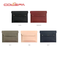 Colefa Agrega Mi Logotipo, Bolsas Multifuncionales para Computadora Portátil, Resistentes al Fuego, de Cuero PU, Simples, para Hombre y Mujer, Bolsas para Laptop y Notebook de China