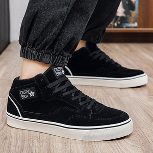 Men's Casual Canvas High <b>Top</b> Shoes Professional Designer Couple Board Shoes Summer Autumn <b>Walking</b> Shoes Breathable Comfort - Product Image 4
