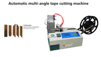 Machine de découpe de bande en Nylon, couteau chaud automatique 10 m pour bande de ruban chaud, différentes formes