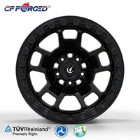 Jantes CF FORGED Offroad Deep Dish Beadlock 16-22 pouces 6x139.7 forgées 20mm, finition noire neuve, garantie à vie pour Bronco/Tacoma