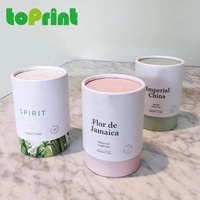 Boîte-cadeau cylindrique en carton biodégradable et écologique, avec lamination mate et gaufrage, pour l'emballage de bougies, de parfums et de cosmétiques