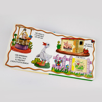 Livre cartonné interactif sur les animaux de la ferme, livre cartonné pour enfants avec diapositives et découvertes, cartes éducatives, cartes flash