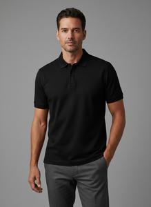 Polo homme 100% coton, manches courtes, polo personnalisé, coupe ajustée, uni, décontracté, fabricant OEM - Product Image 2