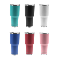 Gobelet de voyage HQ Music Sound 30oz en acier inoxydable avec haut-parleur Bluetooth amovible et chargeur USB