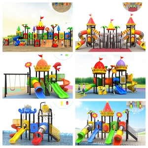 Toboggans de parc extérieur, aire de jeux pour enfants, équipement de divertissement en plastique, jeux - Product Image 4