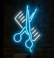 Enseignes néon LED personnalisées, bandes lumineuses LED flexibles, néons en tube de verre faits à la main, adaptés aux bars VIP et aux salons de coiffure