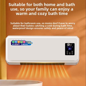 Calentador Eléctrico Inteligente Camel con Control <span class=keywords><strong>de</strong></span> Temperatura, Control Remoto por Voz, Montaje en <span class=keywords><strong>Pared</strong></span>, Impermeable, para Baño - Product Image 4