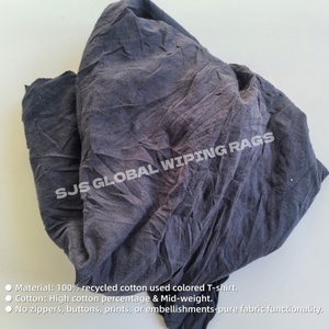 Trapos de Limpieza de Algodón 100% de 10 KG a Granel, Fuerte Absorción de Agua y Aceite para Uso Industrial, Trapos de Camiseta - Product Image 4