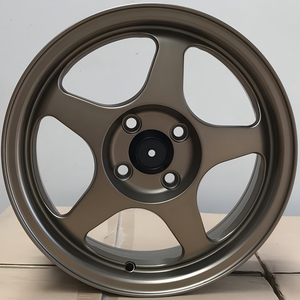 Jantes en alliage d'aluminium coulé par procédé Flow Formed bronze de <span class=keywords><strong>14</strong></span>, 15 et 16 <span class=keywords><strong>pouces</strong></span>, 4x100, <span class=keywords><strong>4x108</strong></span>, 4x114.3 pour voitures particulières - Product Image 2