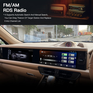 HFMidia Écran double 25 pouces pour Porsche Cayenne 2010-2017, autoradio multimédia Android 15 avec 4G WiFi et Carplay sans fil - Product Image 5