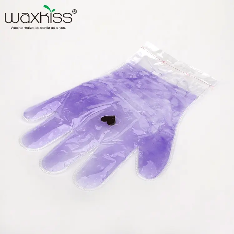 WAXKISS Beauty 10-Minute Relaxing Lavender <span class=keywords><strong>Paraffin</strong></span> Foot und Hand Spa Home Treatment Gloves und Booties