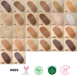 Vollständige Abdeckung Großhandel Private Label Foundation Matte Liquid Foundation Female Foundation Vegan & Grausamkeit Logo Wasserdicht 30ml - Product Image 5