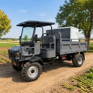 Venta al por mayor de fábrica: Vehículo de transporte agrícola con tracción a las cuatro ruedas, diseño de camión volquete con ruedas para uso versátil en carretera y fuera de carretera. - Product Image 5