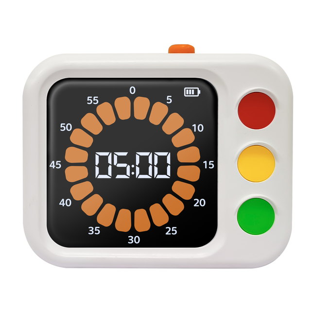 Digital Visual Timer for Kids Study Pomodoro Productivity Timer for Cooking Kitchen Countdown Timer