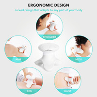 Outils de massage portables en gros Mini masseur électrique vibrant de grenouille de corps de batterie portable pour la tête